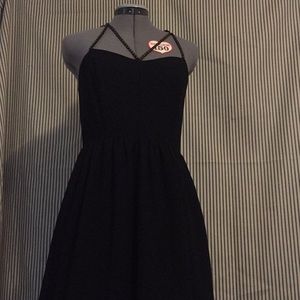Criss Crossed Strapless Beaded Dress c2189 main image 1